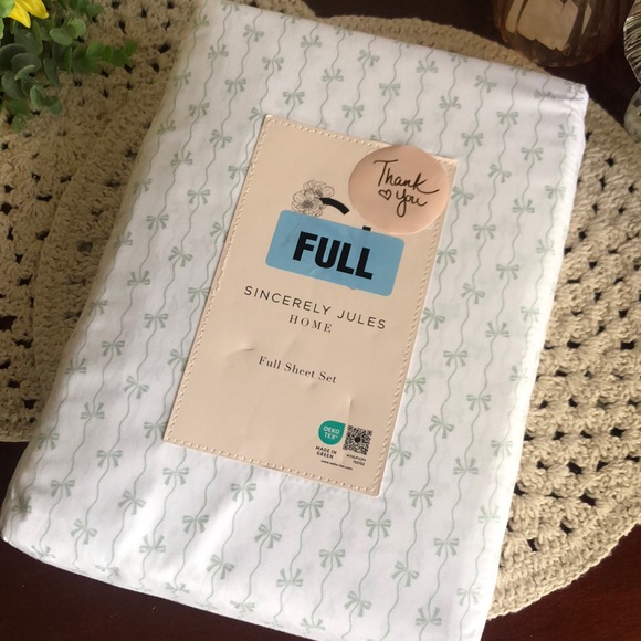 Sincerly Jules Other - Sincerely Jules BOWS Sheet Set - FULL